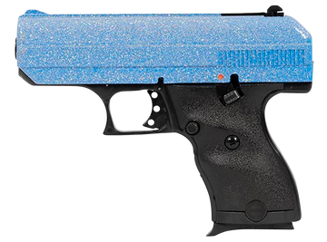 Hi-Point C9 9mm Luger 3.5" 8+1 Semi-Auto Pistol - Blue Sparkle Slide