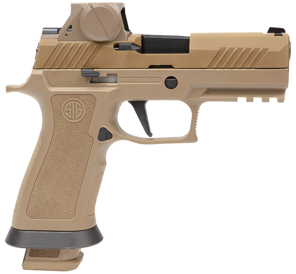 Sig Sauer M18X 9mm Luger 3.90" 21+1 Striker-Fired Pistol w/ROMEO-M17 Optic - Coyote PVD