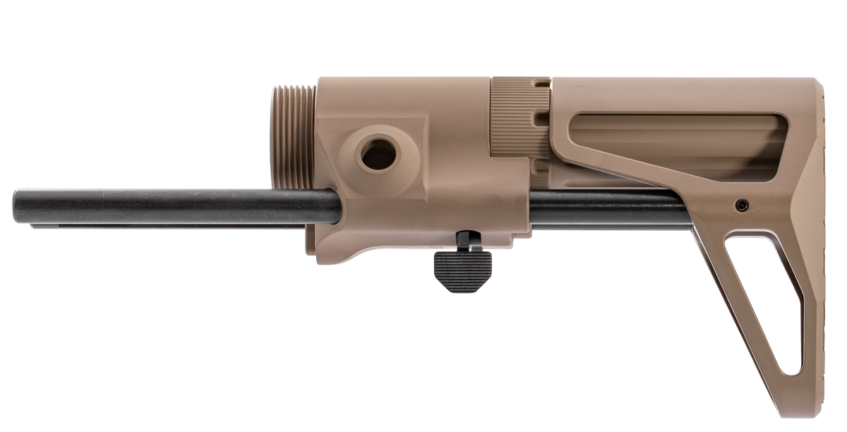 Maxim Defense CQB Gen 7 AR-15 Stock 4-Pos 7075 Aluminum Flat Dark Earth