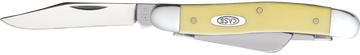 Case Stockman Medium 2.57"/1.88"/1.71" Yellow Synthetic 3-Blade Folding Knife