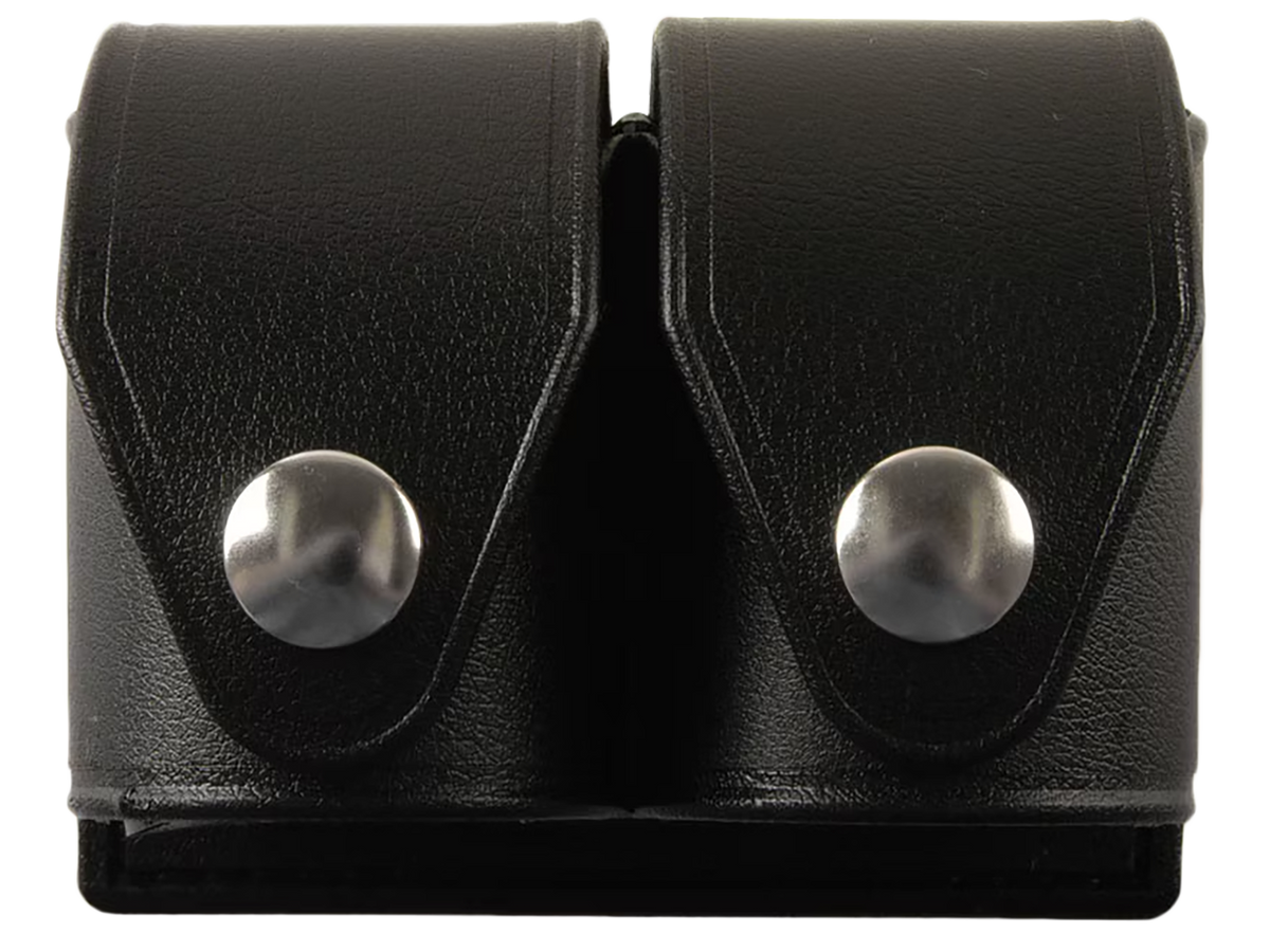 HKS 203PLBN SpeedLoader Case Double Large Hytrel Belt Loop 2.25" - Black