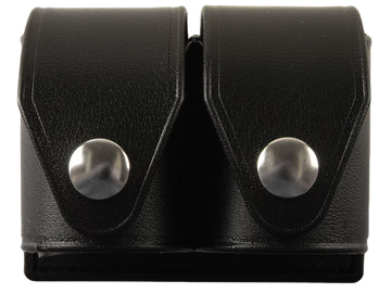 HKS 203PLBN SpeedLoader Case Double Large Hytrel Belt Loop 2.25" - Black