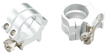 Weaver Mounts Quad Lock Detachable Scope Rings 1" High Silver Aluminum - Quick Detach