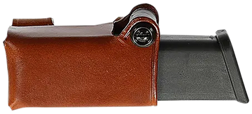 Galco HMC24 HMC Horizontal Mag Carrier Tan Steerhide Fits Glock 17 Gen 1-5 Ambidextrous