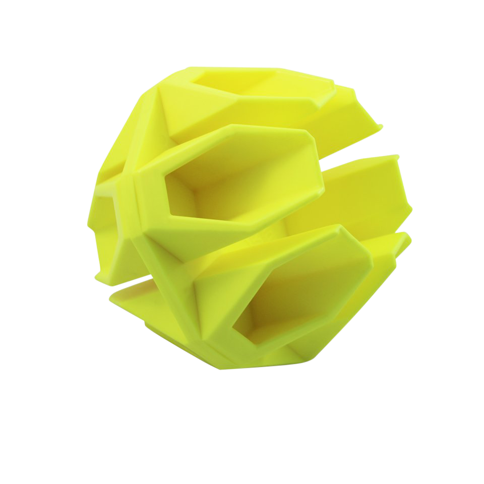Birchwood Casey Ground Strike Hex Ball 6" Yellow Pistol/Rifle Reactive Target