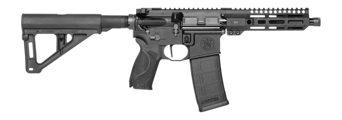Smith & Wesson M&P15 AXE 300 BLK 8" 30+1 Semi-Auto Pistol