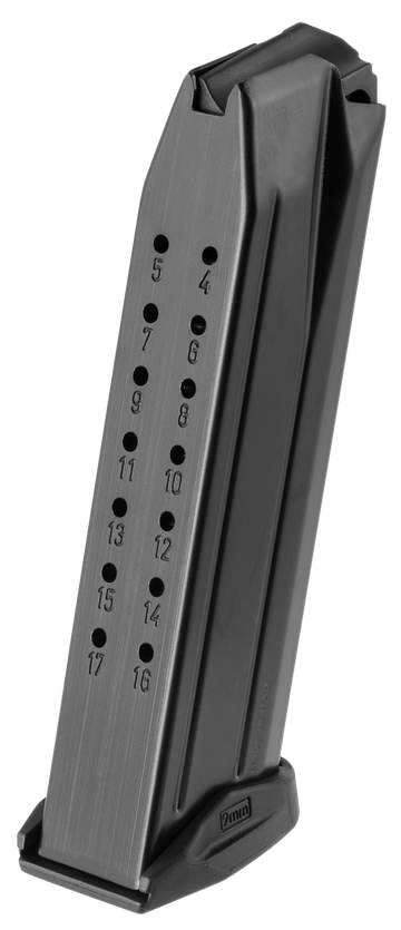 IWI US MAS917 MASADA 9mm Luger 17rd Black Steel Pistol Magazine
