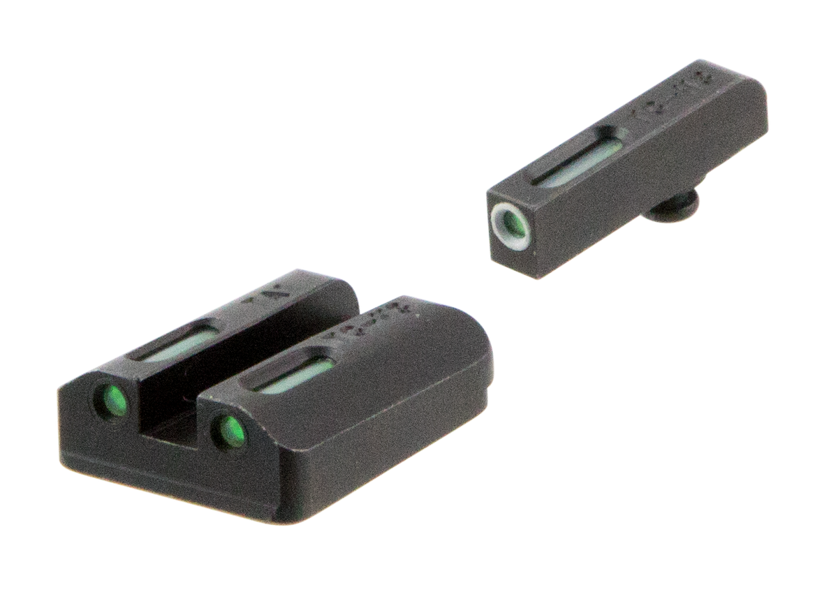 TruGlo TFX Taurus 709 Slim / Millennium Slim Tritium Fiber Optic Sight Set - Black Nitride