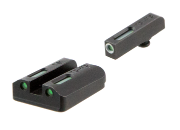 TruGlo TFX Taurus 709 Slim / Millennium Slim Tritium Fiber Optic Sight Set - Black Nitride