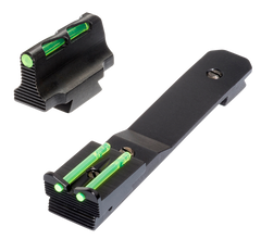 Hiviz LiteWave HHVS450 Henry Rifle Sight Set Interchangeable LitePipe Black