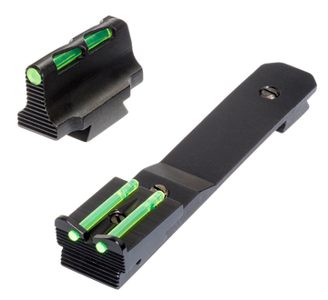 Hiviz LiteWave HHVS450 Henry Rifle Sight Set Interchangeable LitePipe Black