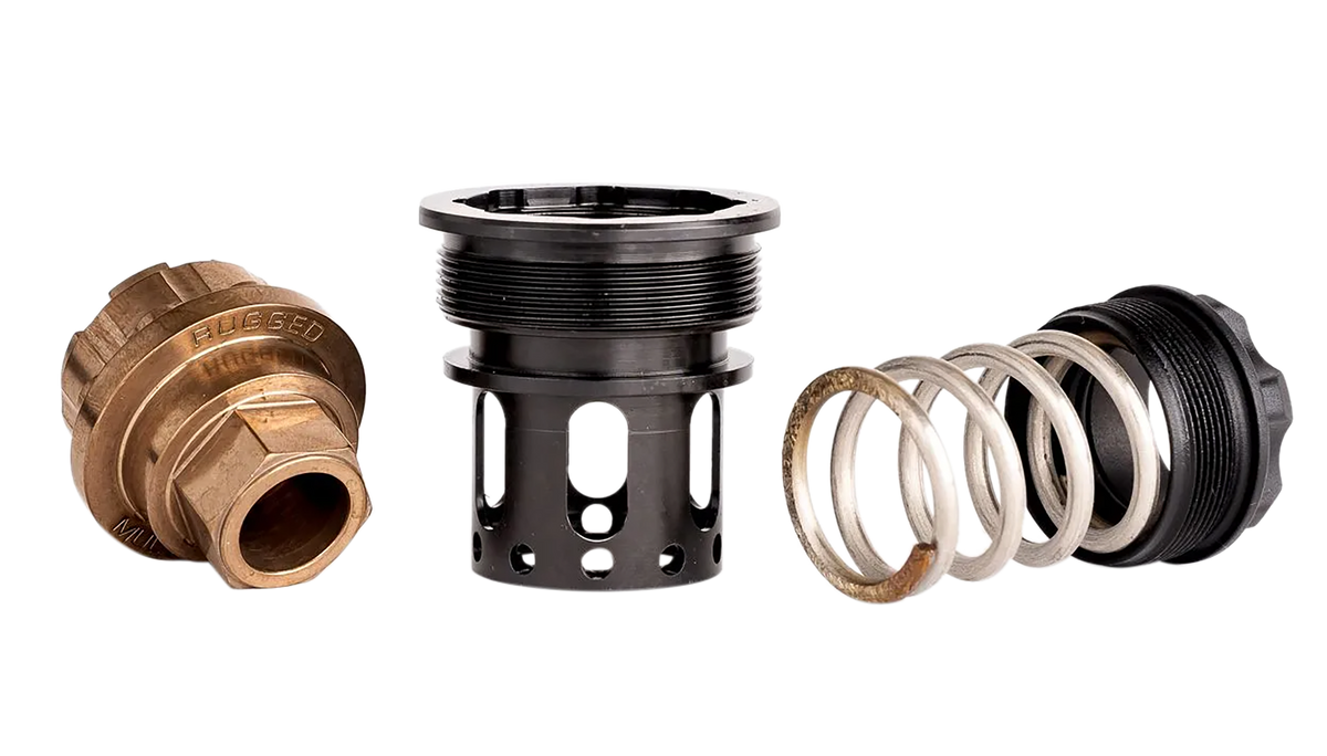 Rugged Suppressor Universal Cage 1/2x28 Black for Alaskan 360 Suppressor