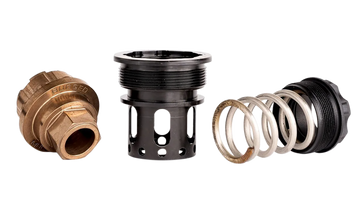 Rugged Suppressor Universal Cage 1/2x28 Black for Alaskan 360 Suppressor