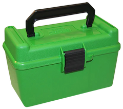 MTM Case-Gard H50RMAG10 Deluxe Ammo Box 300 Win Mag / 7mm Rem Mag 50-Rd Green Polypropylene