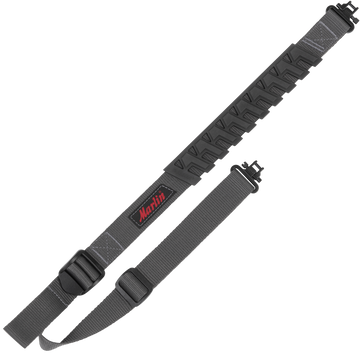 Allen 27810 Trak Web Gray Marlin Rifle Sling 1.5" 20"-36" w/Swivels