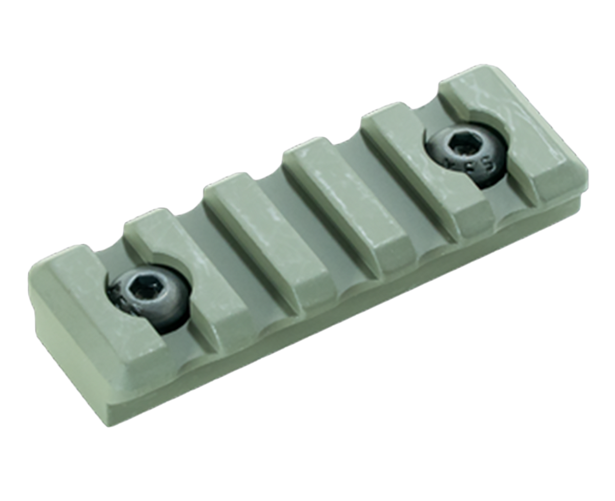 Timber Creek Outdoors M-LOK 3 Slot Picatinny Rail Section OD Green Aluminum - AR Platform