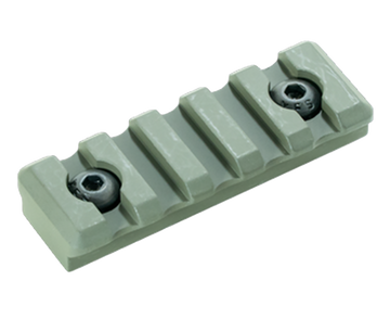 Timber Creek Outdoors M-LOK 3 Slot Picatinny Rail Section OD Green Aluminum - AR Platform
