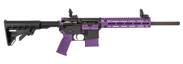 Tippmann Arms M4-22 LTE 22 LR 16" 10+1 Semi-Auto Rifle - Black / Purple