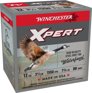 Winchester Ammo Super X Xpert High Velocity 12 Gauge 3.5" 1-3/8 oz BB Shot 25 Rd - Box or Case