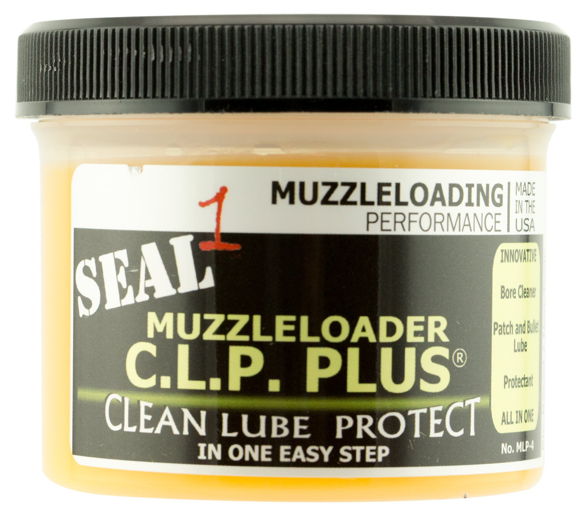 Seal 1 MLP4 CLP Plus Muzzleloader 4 oz Jar - Cleaner/Lubricant/Protectant Paste