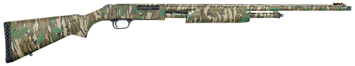 Mossberg 500 Turkey 410 Bore 24" 5+1 Pump-Action Shotgun - Mossy Oak Greenleaf, Optic Ready