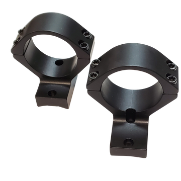 Talley 750700SM Scope Mount/Ring Combo 30mm Tube Christensen Arms Ridgeline/Mesa High Rings Short Action 20 MOA - Black Anodized