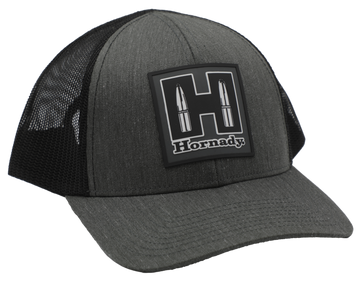 Hornady Mesh Cap Gray/Black Structured OSFA Adjustable Snapback Hat