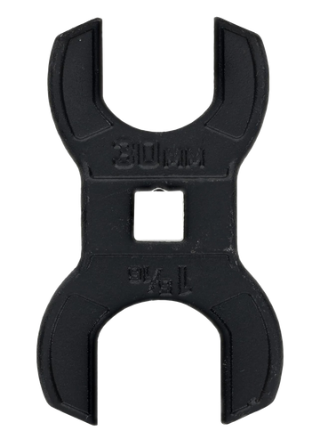 Wheeler Delta Series Barrel Nut Crowfoot Wrench 30mm & 1-5/16" Black Steel