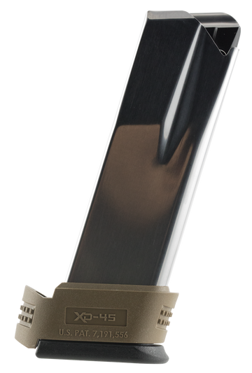 Springfield Armory XD Compact 45 ACP 13rd Stainless Steel Magazine - Dark Earth Sleeve