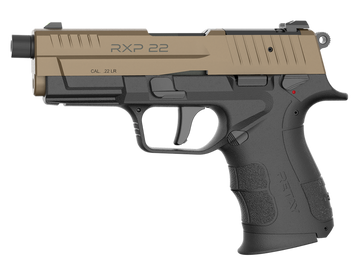 Retay USA RXP 22 LR 4" 13+1 DA/SA Semi-Auto Pistol - Black/FDE Cerakote