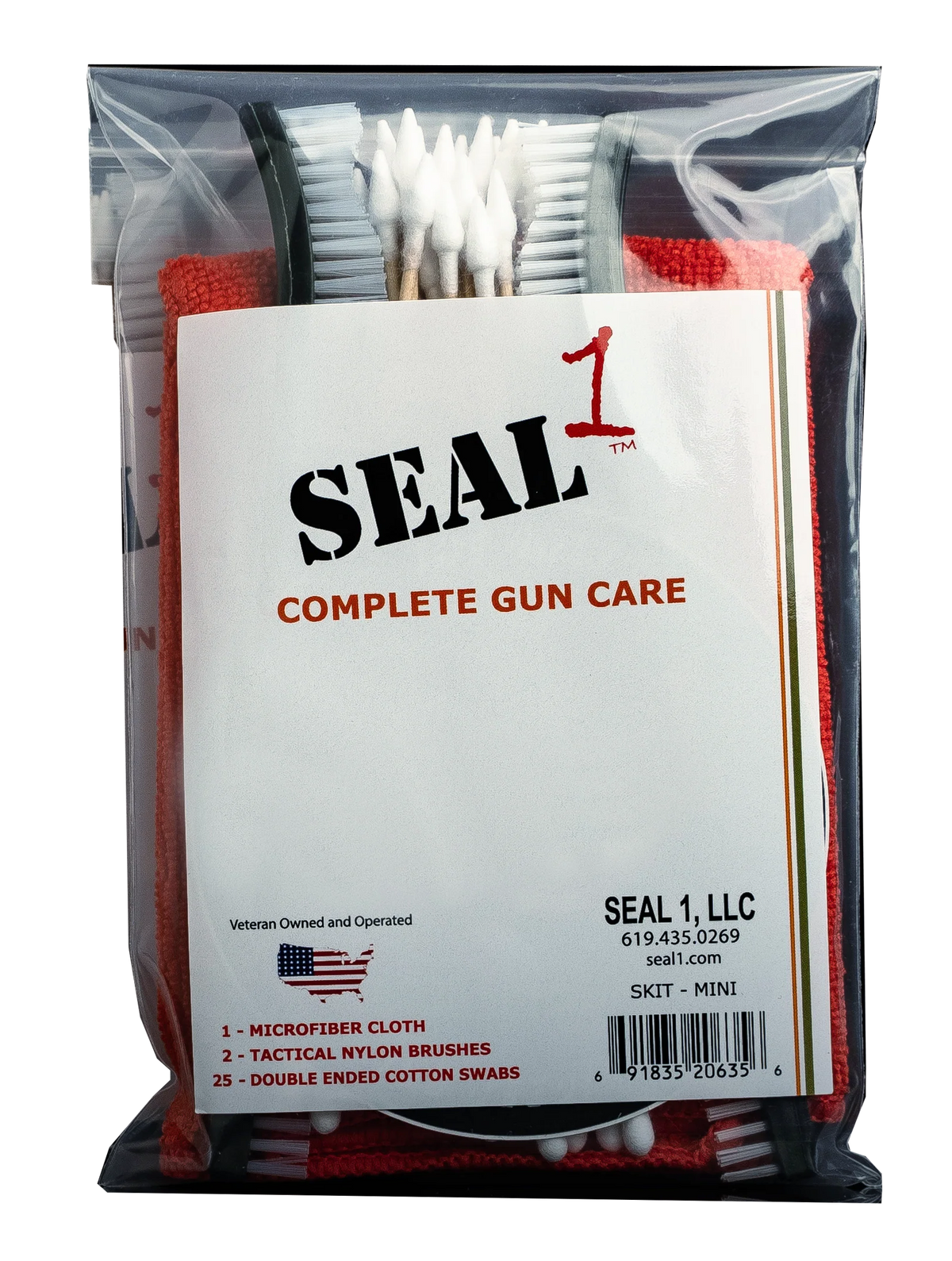 Seal 1 Skit-Mini Firearm Cleaning Accessories Kit