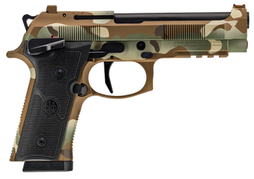 Beretta 92XI SAO 9mm Luger 4.7" 18+1 Semi-Auto Pistol - MultiCam Cerakote