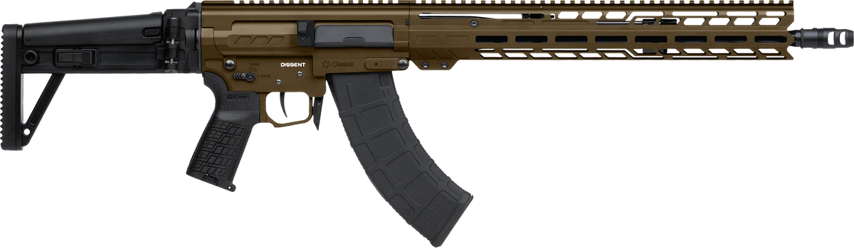 CMMG Dissent MK47 7.62x39mm 16.1" 30+1 Semi-Auto Rifle - Midnight Bronze