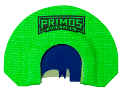 Primos PS1266 The Blair Diaphragm Turkey Mouth Call 3 Latex Reeds Green - Snake Tongue Cut