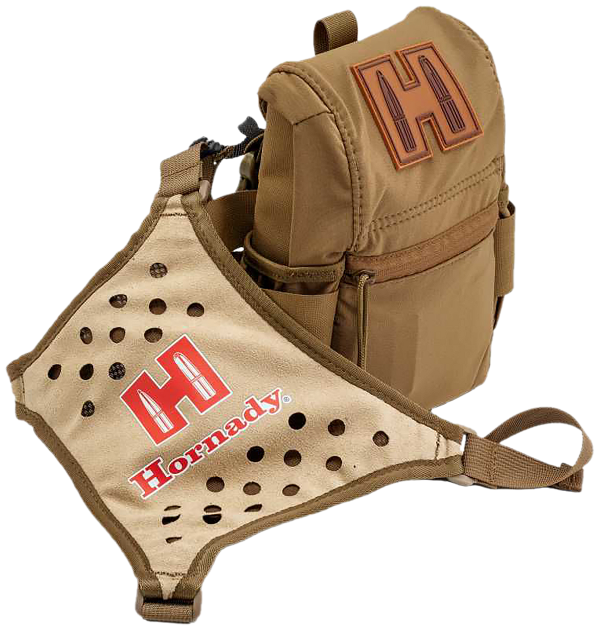 Hornady 99163 Bino Case Tan Harness Magnetic Closure