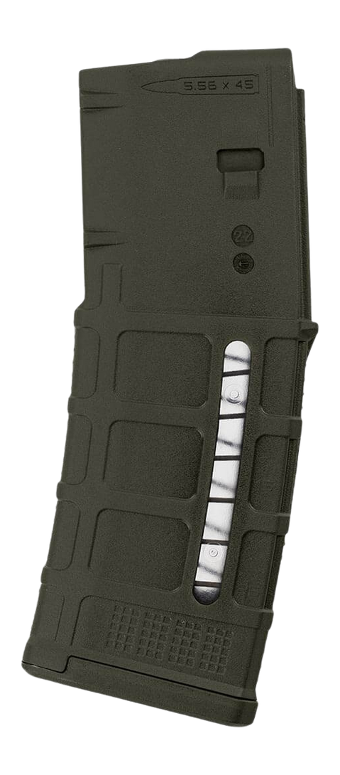 Magpul Industries PMAG Gen M3 Window 5.56x45mm/223 Rem 30-Rd OD Green Polymer Magazine