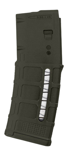 Magpul Industries PMAG Gen M3 Window 5.56x45mm/223 Rem 30-Rd OD Green Polymer Magazine