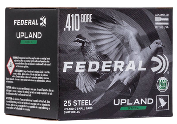 Federal Upland Steel 410 Gauge 3" 3/8 oz #7.5 Shot 25 Rd - Box or Case