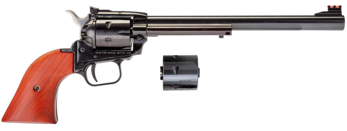 Heritage Mfg RR22MB9AS Rough Rider 22 LR/22 WMR 9" 6-Shot SAO Revolver - Cocobolo Grip