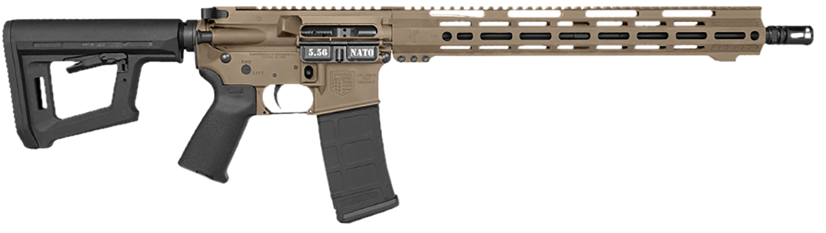 Diamondback DB15 Carbon Series 5.56 NATO 16" 30+1 Semi-Auto AR-15 Rifle - FDE Cerakote