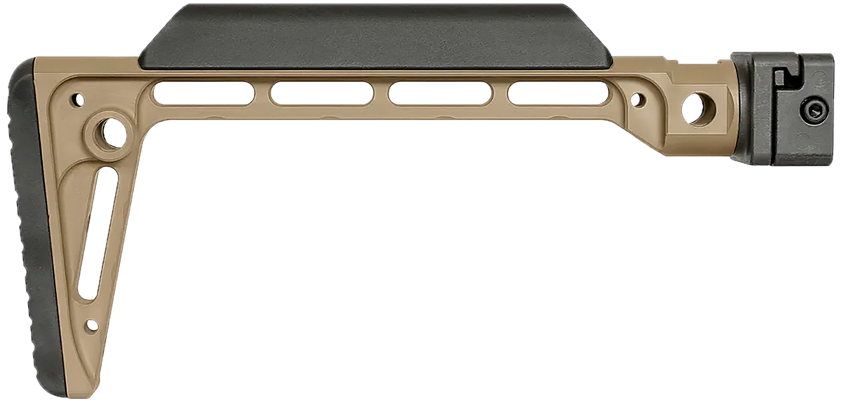 Midwest Industries Minimalistic Side Folding Stock Flat Dark Earth 6061 Aluminum