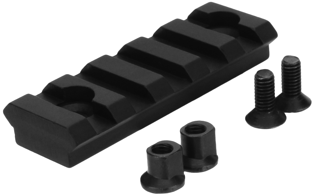 TacFire MAR101 KeyMod Picatinny Rail 2" 5 Slot Black
