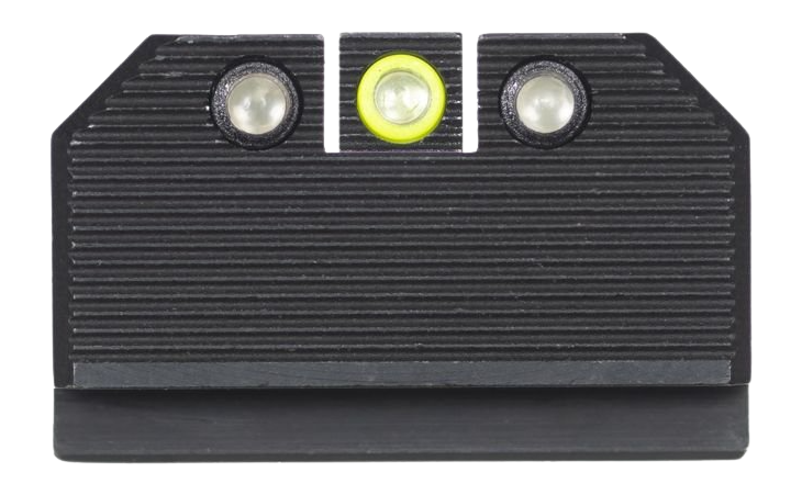 Night Fision Optics Ready Stealth Night Sight Set for Glock 17/19/34 RMR/507C/SRO/ACRO - Yellow Tritium Front / Blank Rear