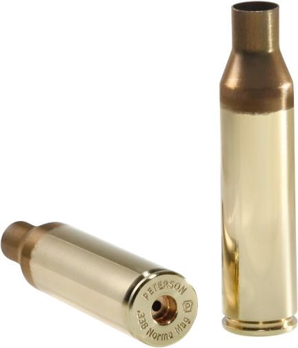 Peterson Cartridge 338 Norma Magnum Rifle Brass - 250 Count Bulk