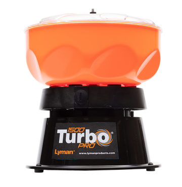 Lyman 1500 Pro Turbo Tumbler 115V Black/Orange Case Cleaner