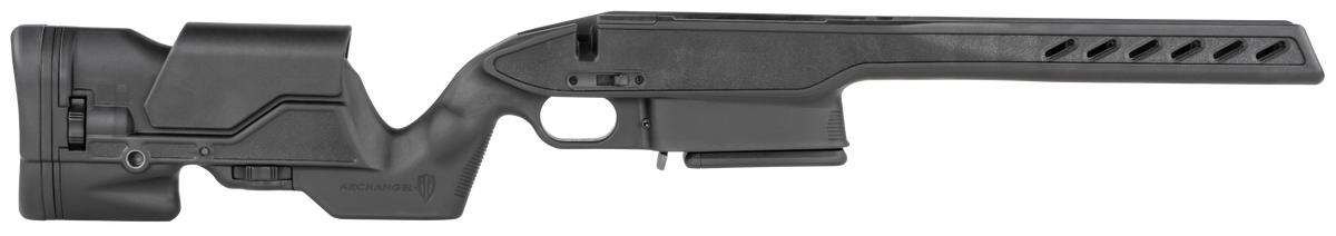 Archangel AAS111MLA Precision Elite Stock Black Synthetic Aluminum Pillar Bedded for Savage 110/111 Long Action Magnum Caliber