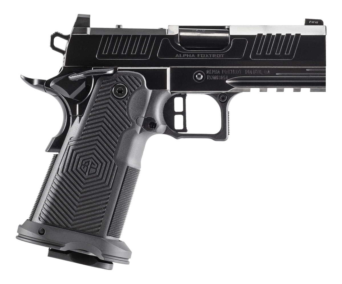 Alpha Foxtrot AF1911 Romulus 9mm Luger 3.5" 20+1 Semi-Auto Pistol - Polished DLC