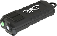 Browning Trailmate USB Rechargeable Keychain Light 7/360 Lumens LED White/Green - Black