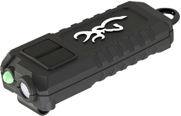 Browning Trailmate USB Rechargeable Keychain Light 7/360 Lumens LED White/Green - Black