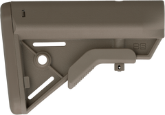 B5 Systems Bravo AR-15 Collapsible Buttstock - Flat Dark Earth - Mil-Spec Tube Not Included
